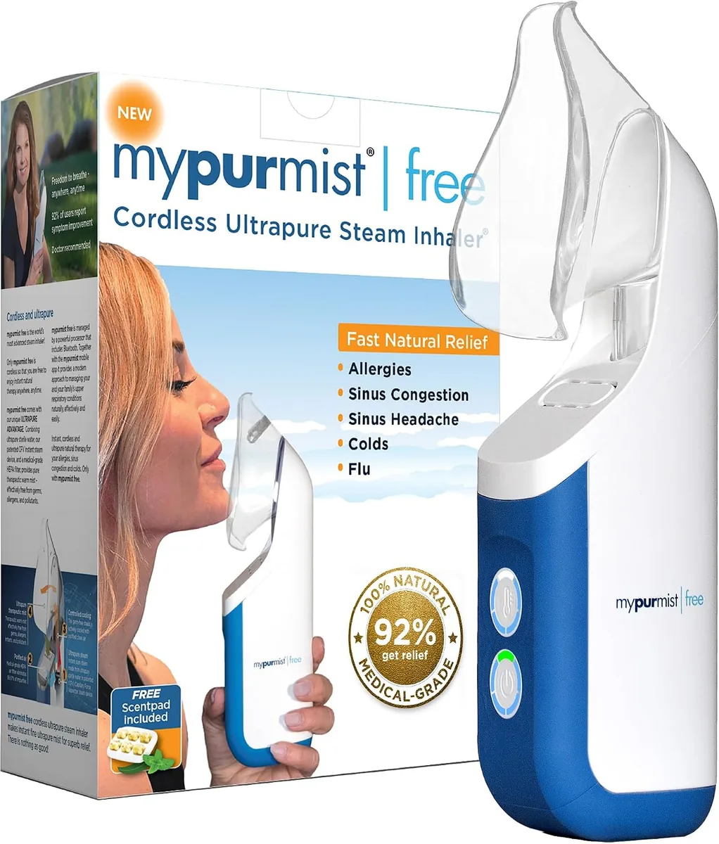 Mypurmist Free Ultrapure Cordless steam inhaler